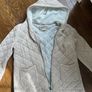 Anthropologie Hooded Quilt Jacket